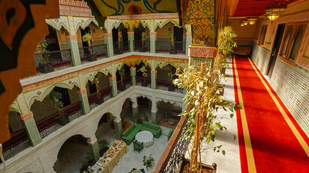 A Moroccan Riad.