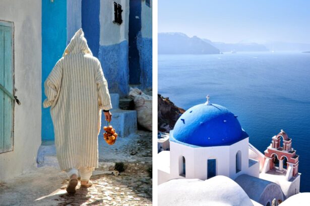 Chefchaouen or Santorini